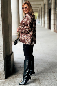 MIRANDA Elegante Übergröße-Bluse mit Paisley-Muster
