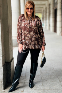 MIRANDA Elegante Übergröße-Bluse mit Paisley-Muster
