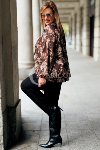 MIRANDA Elegante Übergröße-Bluse mit Paisley-Muster