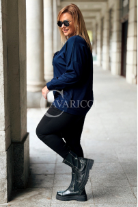 ADELAIDE Sweatshirt in großen Größen mit Paillettenschleife