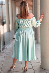 SENNA Kleid in Mintgrün – Große Größen | Cavaricci.de