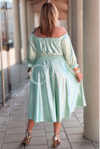 SENNA Kleid in Mintgrün – Große Größen | Cavaricci.de
