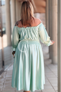 SENNA Kleid in Mintgrün – Große Größen | Cavaricci.de