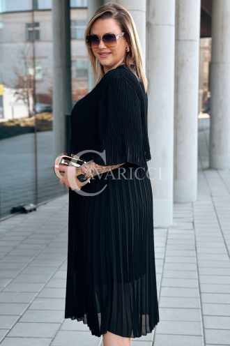 LETIZIA Kleid in Schwarz – Große Größen | Cavaricci.de