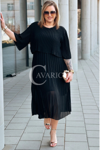 LETIZIA Kleid in Schwarz – Große Größen | Cavaricci.de