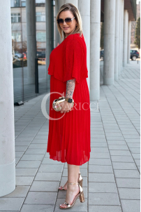 LETIZIA Kleid in Rot – Große Größen | Cavaricci.de