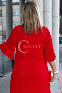 LETIZIA Kleid in Rot – Große Größen | Cavaricci.de