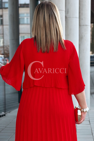 LETIZIA Kleid in Rot – Große Größen | Cavaricci.de