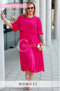 LETIZIA Kleid in Fuchsia – Große Größen | Cavaricci.de