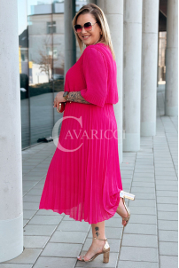LETIZIA Kleid in Fuchsia – Große Größen | Cavaricci.de