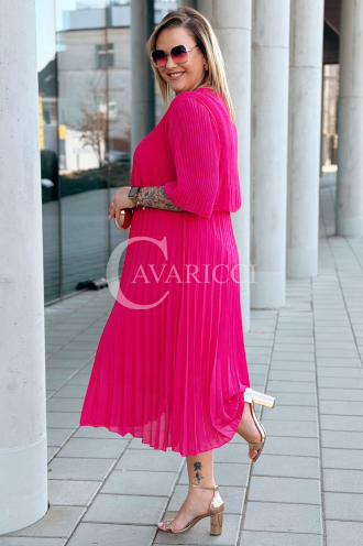 LETIZIA Kleid in Fuchsia – Große Größen | Cavaricci.de
