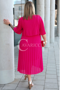 LETIZIA Kleid in Fuchsia – Große Größen | Cavaricci.de