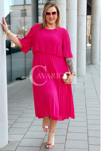 LETIZIA Kleid in Fuchsia – Große Größen | Cavaricci.de