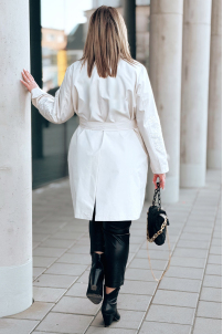 PRISCA Kleid in Beige – Große Größen | Cavaricci.de