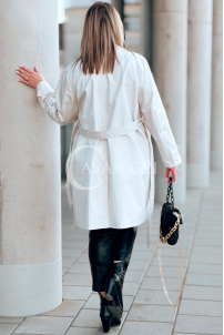 PRISCA Kleid in Beige – Große Größen | Cavaricci.de