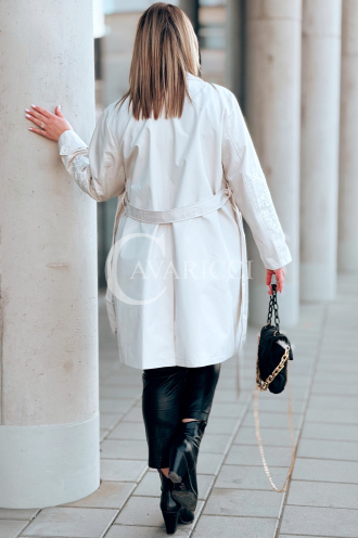 PRISCA Kleid in Beige – Große Größen | Cavaricci.de