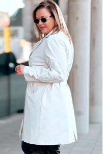 PRISCA Kleid in Beige – Große Größen | Cavaricci.de