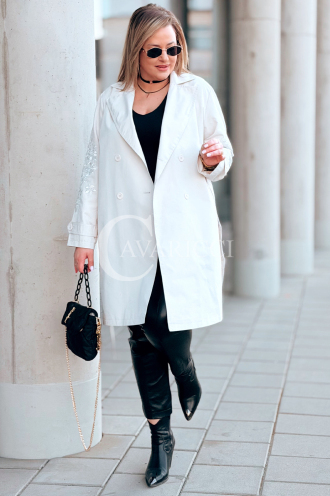 PRISCA Kleid in Beige – Große Größen | Cavaricci.de