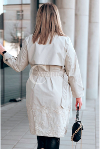 PIERINA Kleid in Beige – Große Größen | Cavaricci.de