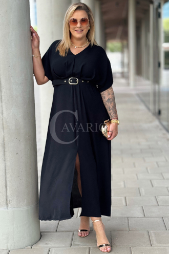 AMANDA Kleid in Schwarz – Große Größen | Cavaricci.de