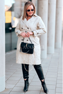 PIERINA Kleid in Beige – Große Größen | Cavaricci.de