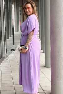 AMANDA Kleid in Flieder – Große Größen | Cavaricci.de