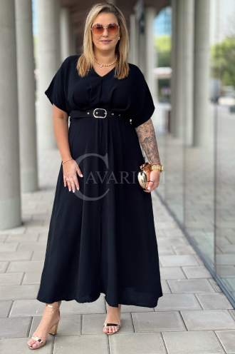 AMANDA Kleid in Schwarz – Große Größen | Cavaricci.de