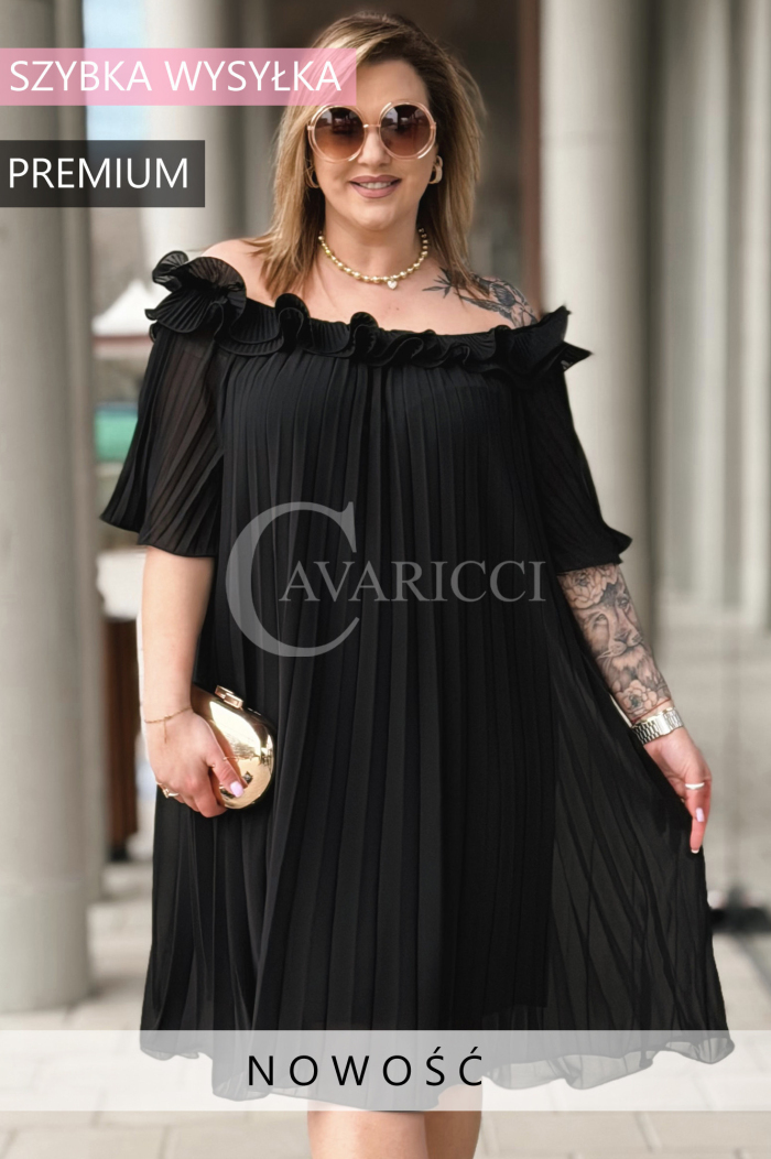 DIORKA Kleid in Schwarz – Große Größen | Cavaricci.de