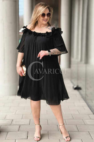 DIORKA Kleid in Schwarz – Große Größen | Cavaricci.de