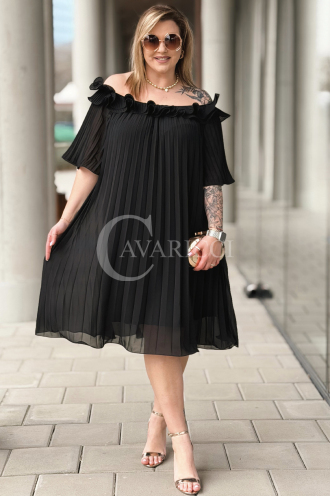 DIORKA Kleid in Schwarz – Große Größen | Cavaricci.de