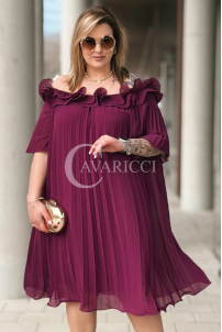 DIORKA Kleid in Purpur – Große Größen | Cavaricci.de