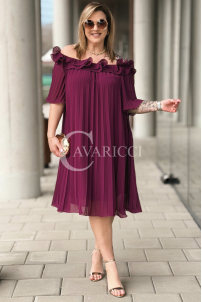 DIORKA Kleid in Purpur – Große Größen | Cavaricci.de