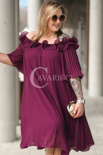 DIORKA Kleid in Purpur – Große Größen | Cavaricci.de