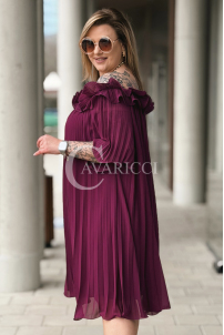 DIORKA Kleid in Purpur – Große Größen | Cavaricci.de
