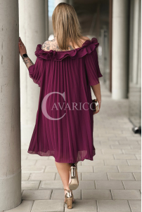DIORKA Kleid in Purpur – Große Größen | Cavaricci.de