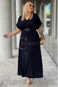 AMANDA Kleid in Schwarz – Große Größen | Cavaricci.de
