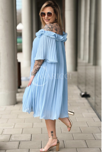 DIORKA Kleid in Hellblau – Große Größen | Cavaricci.de