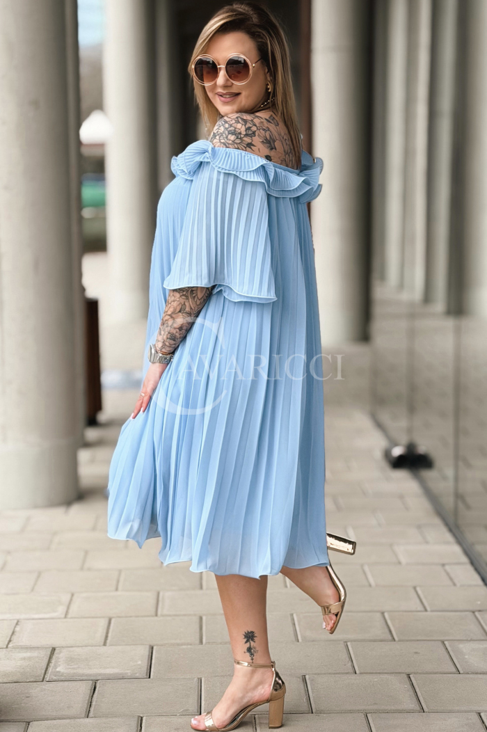 DIORKA Kleid in Hellblau – Große Größen | Cavaricci.de