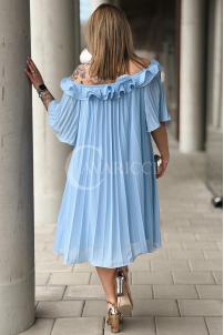 DIORKA Kleid in Hellblau – Große Größen | Cavaricci.de