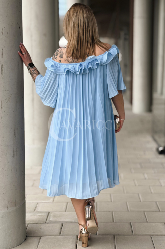 DIORKA Kleid in Hellblau – Große Größen | Cavaricci.de