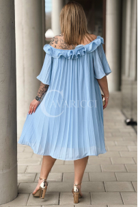DIORKA Kleid in Hellblau – Große Größen | Cavaricci.de