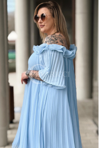DIORKA Kleid in Hellblau – Große Größen | Cavaricci.de