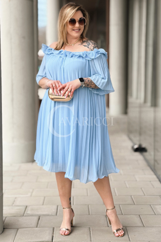 DIORKA Kleid in Hellblau – Große Größen | Cavaricci.de