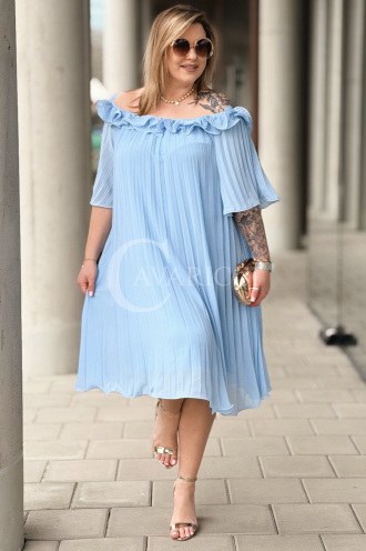 DIORKA Kleid in Hellblau – Große Größen | Cavaricci.de
