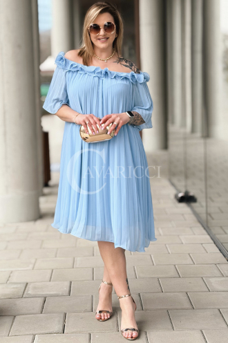 DIORKA Kleid in Hellblau – Große Größen | Cavaricci.de