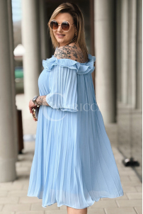 DIORKA Kleid in Hellblau – Große Größen | Cavaricci.de