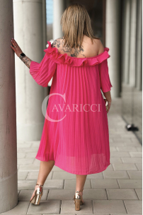 DIORKA Kleid in Fuchsia – Große Größen | Cavaricci.de