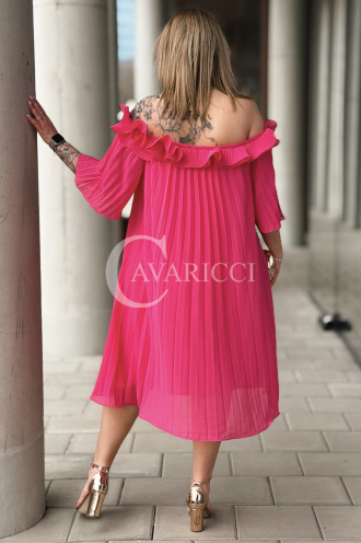DIORKA Kleid in Fuchsia – Große Größen | Cavaricci.de