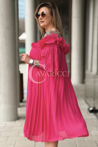 DIORKA Kleid in Fuchsia – Große Größen | Cavaricci.de