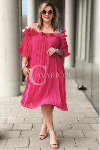 DIORKA Kleid in Fuchsia – Große Größen | Cavaricci.de